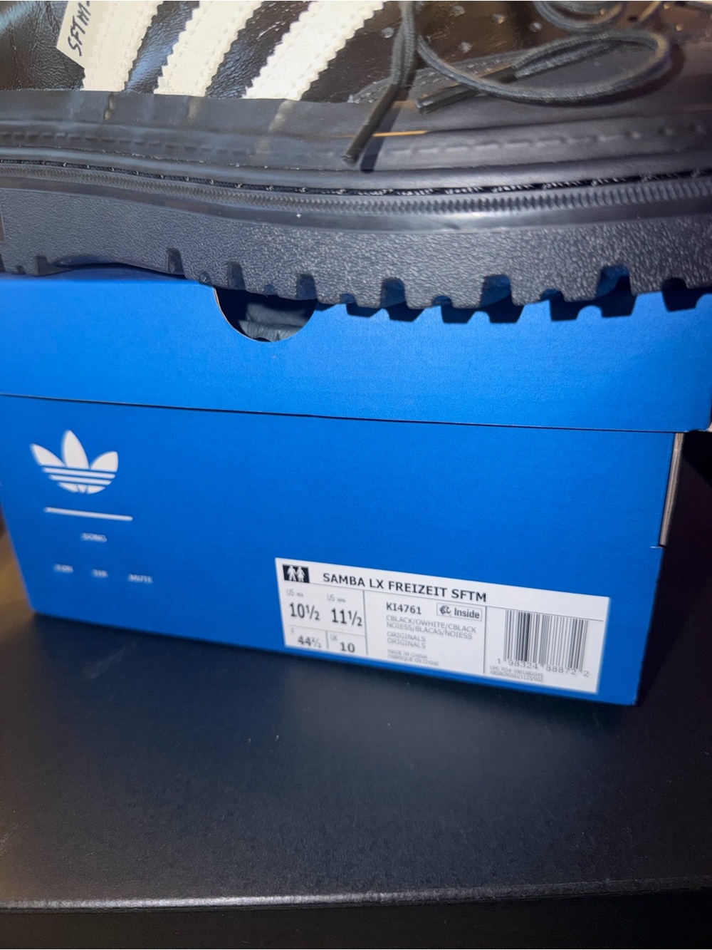 Adidas Samba LX Freizeit (Black, Off White) men’s 10.5 “Song For The Mute” Rare - Picture 7 of 7